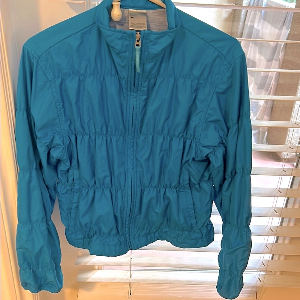 Nike Women's Teal Puffer Jacket S